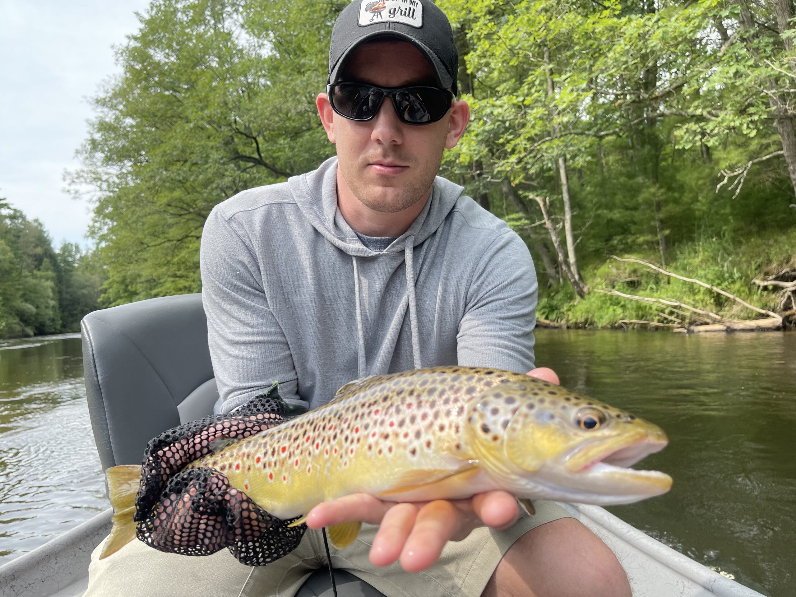 on the fly - brown trout