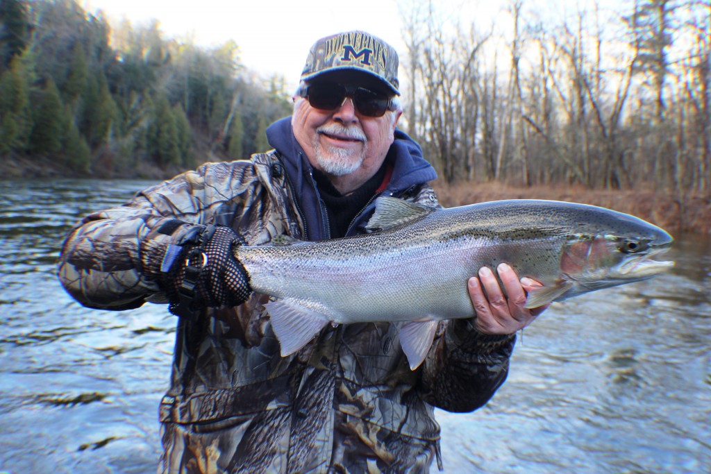 Muskegon river winter steelhead fishing