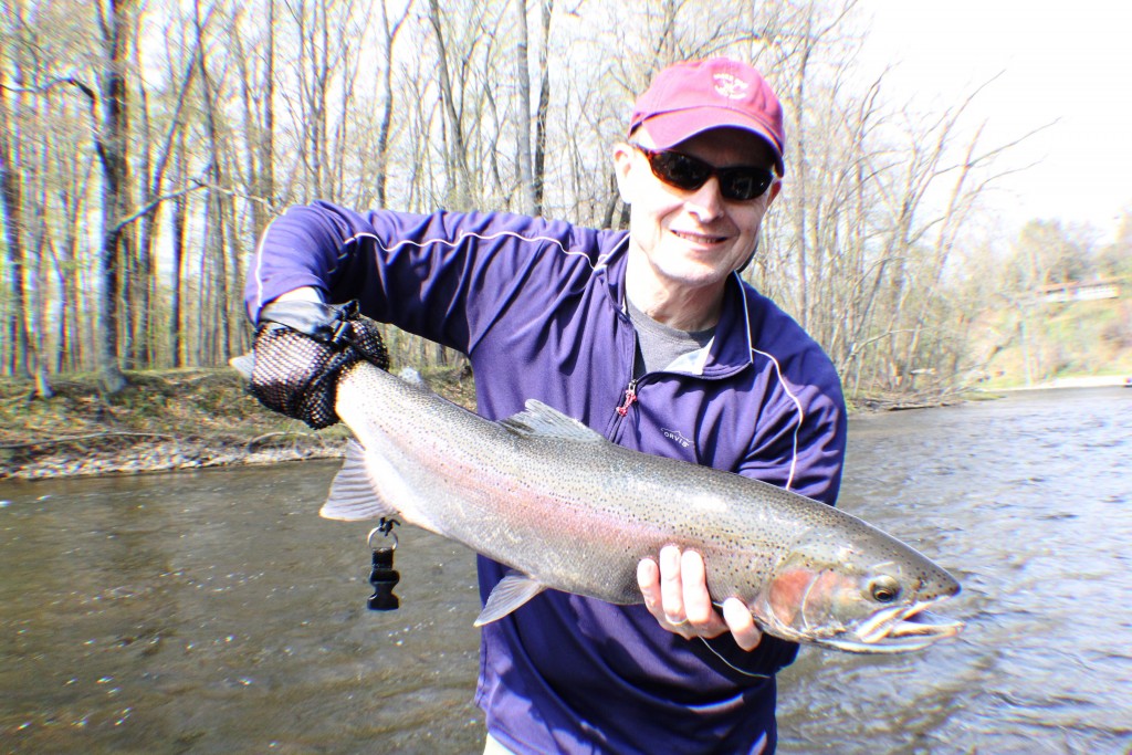 Spring steelhead fishing on the Muskegon river