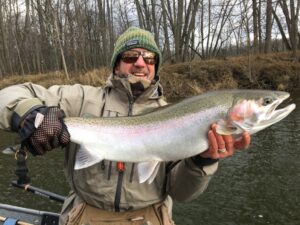 Steve joined Curtis on this outing and got into some NICE steelhead himself