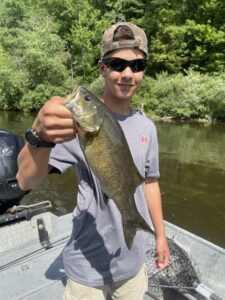 Muskegon river bass, trout, salmon and steelhead fishing