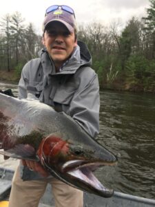 Muskegon river trout and steelhead fishing