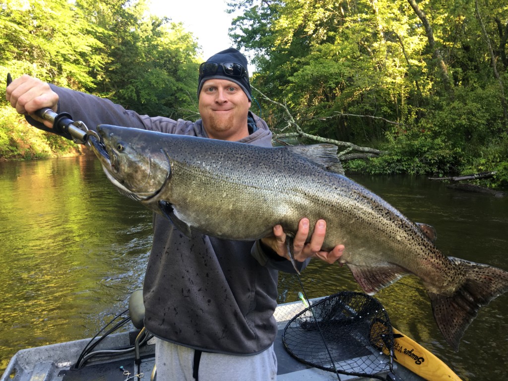 Pere Marquette river Salmon fishing