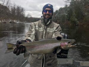 Muskegon river steelhead fishing