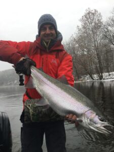 Muskegon river fall and winter steelhead fishing
