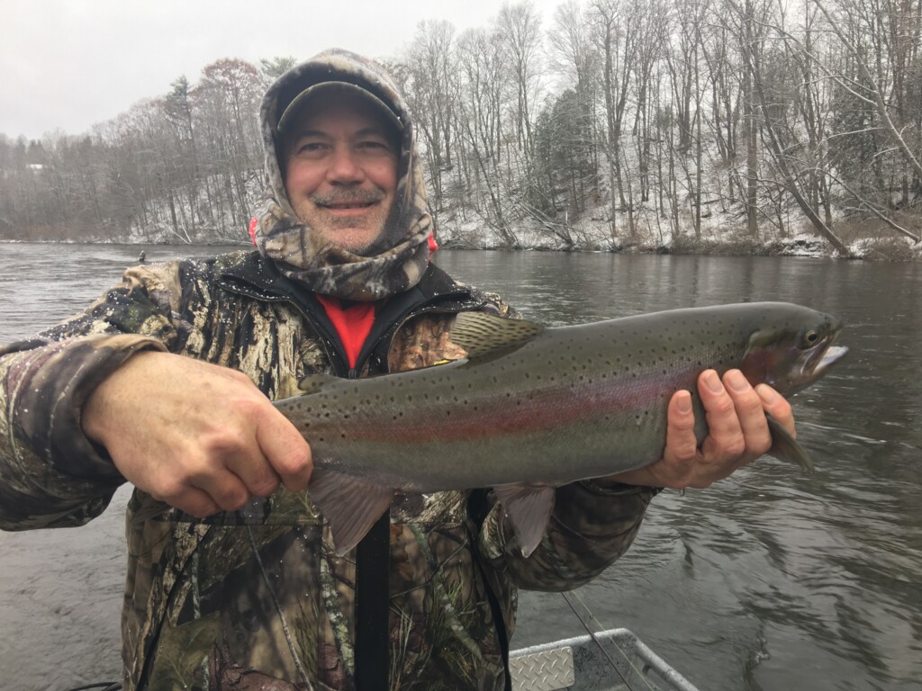 Muskegon river steelhead fishing
