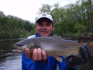 Muskegon river trout fishing